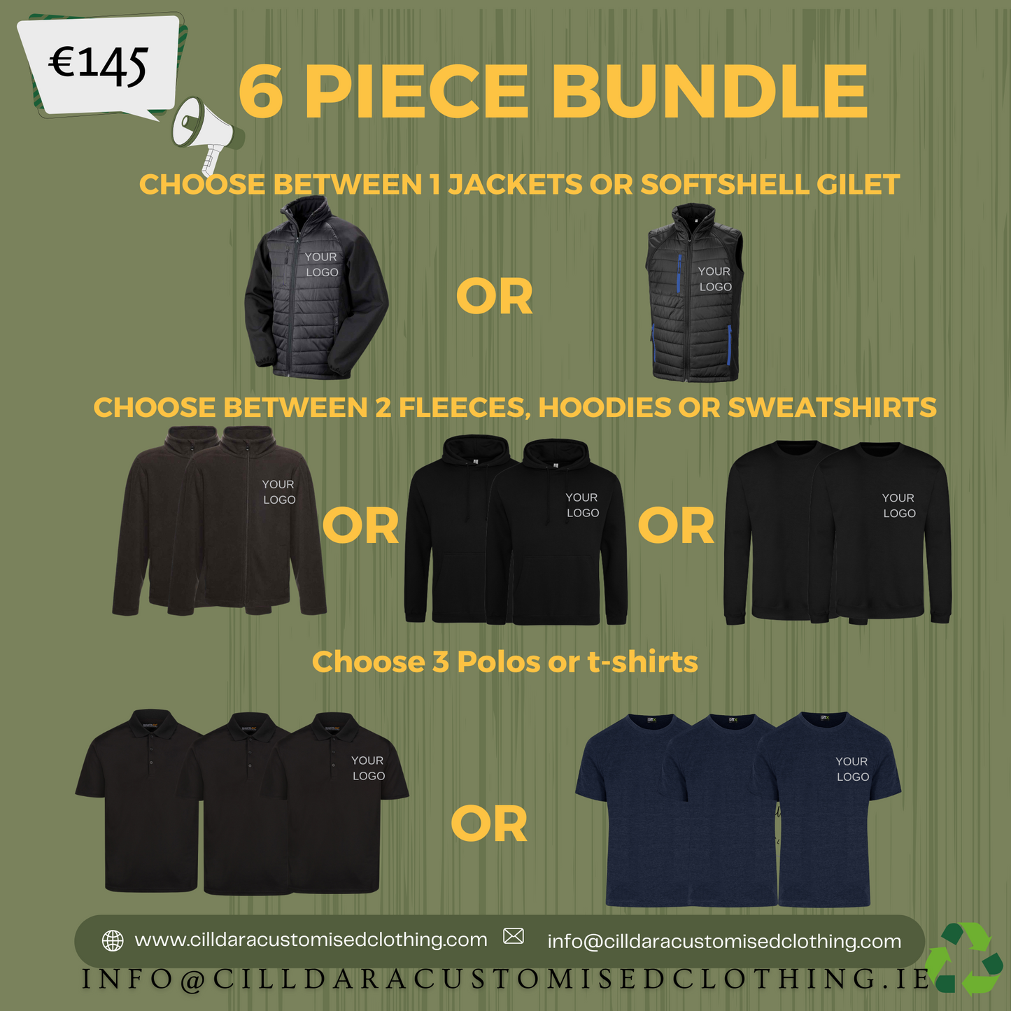 6 Piece Bundle