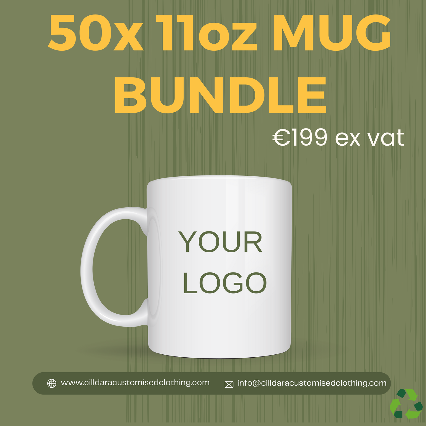 50 11oz MUG BUNDLE