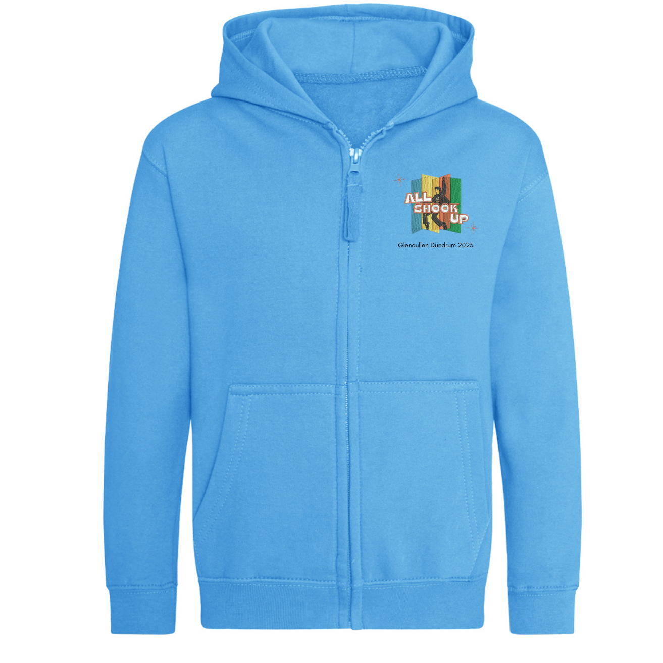 All shook up Zoodie Hawaiian Blue