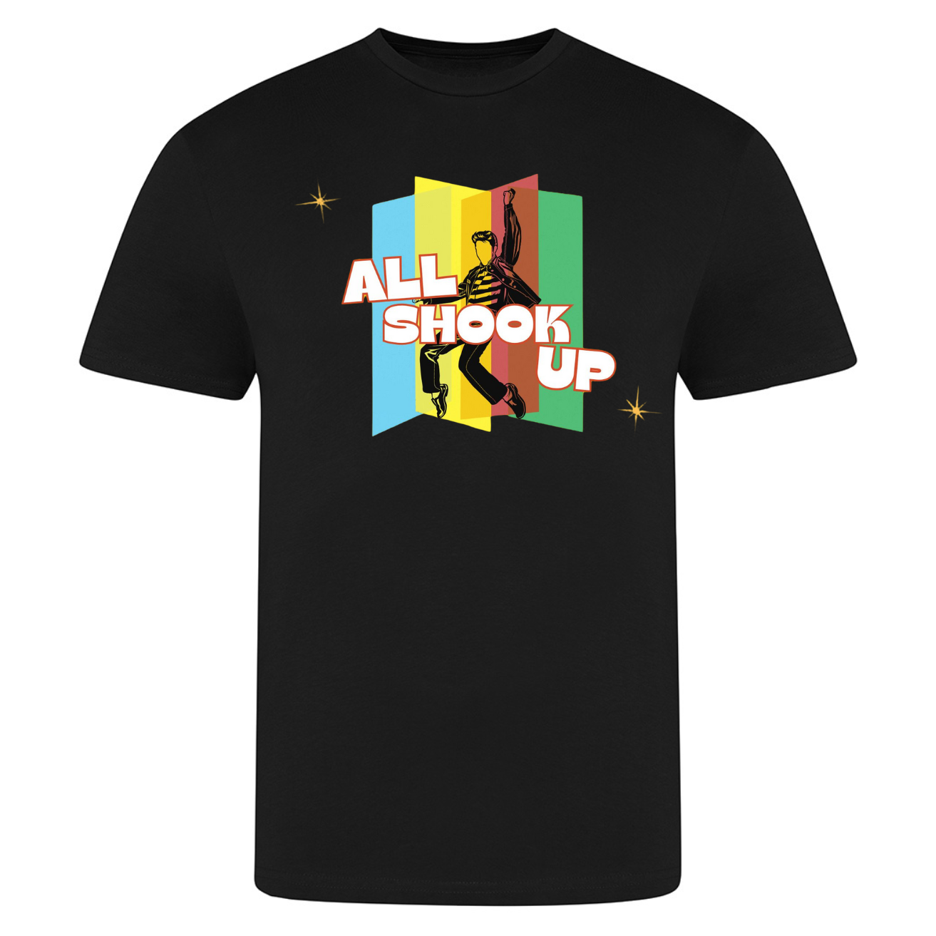All Shook up MDS T-shirt printed Black