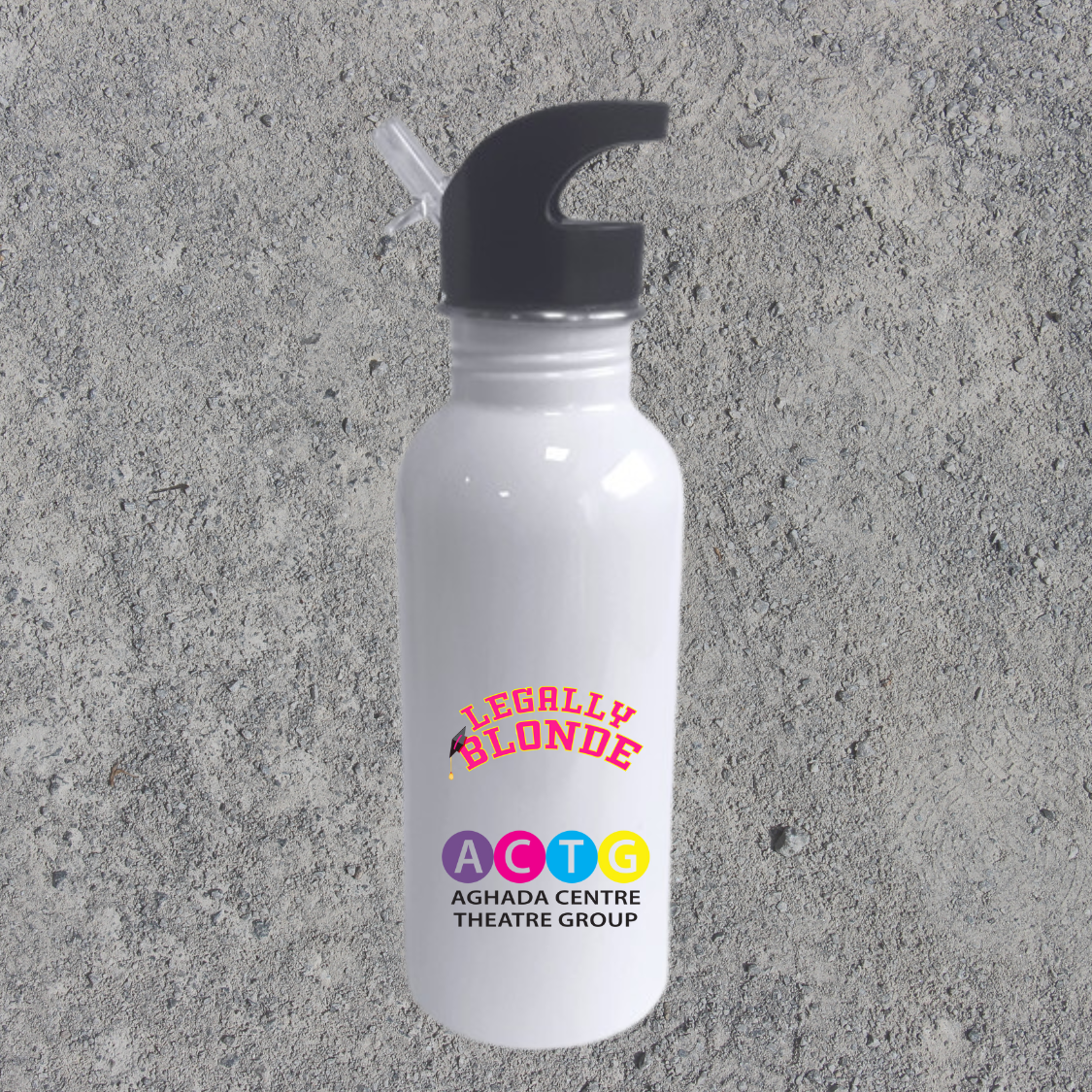 Steel Slim Neck 600ml White