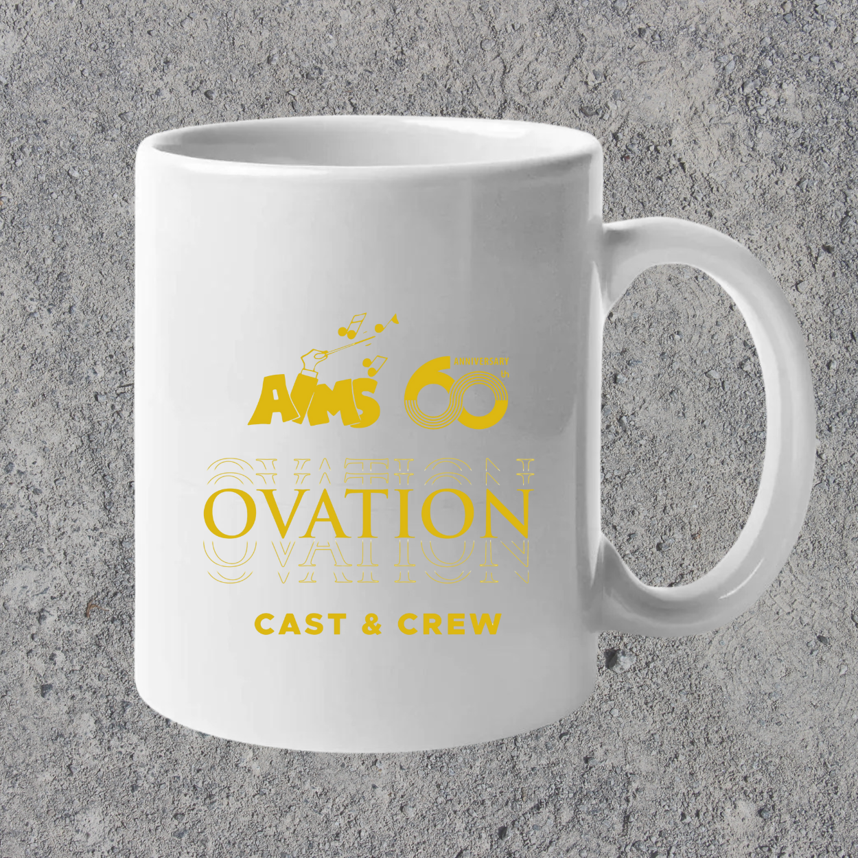 AIMS 60th Celebration mug