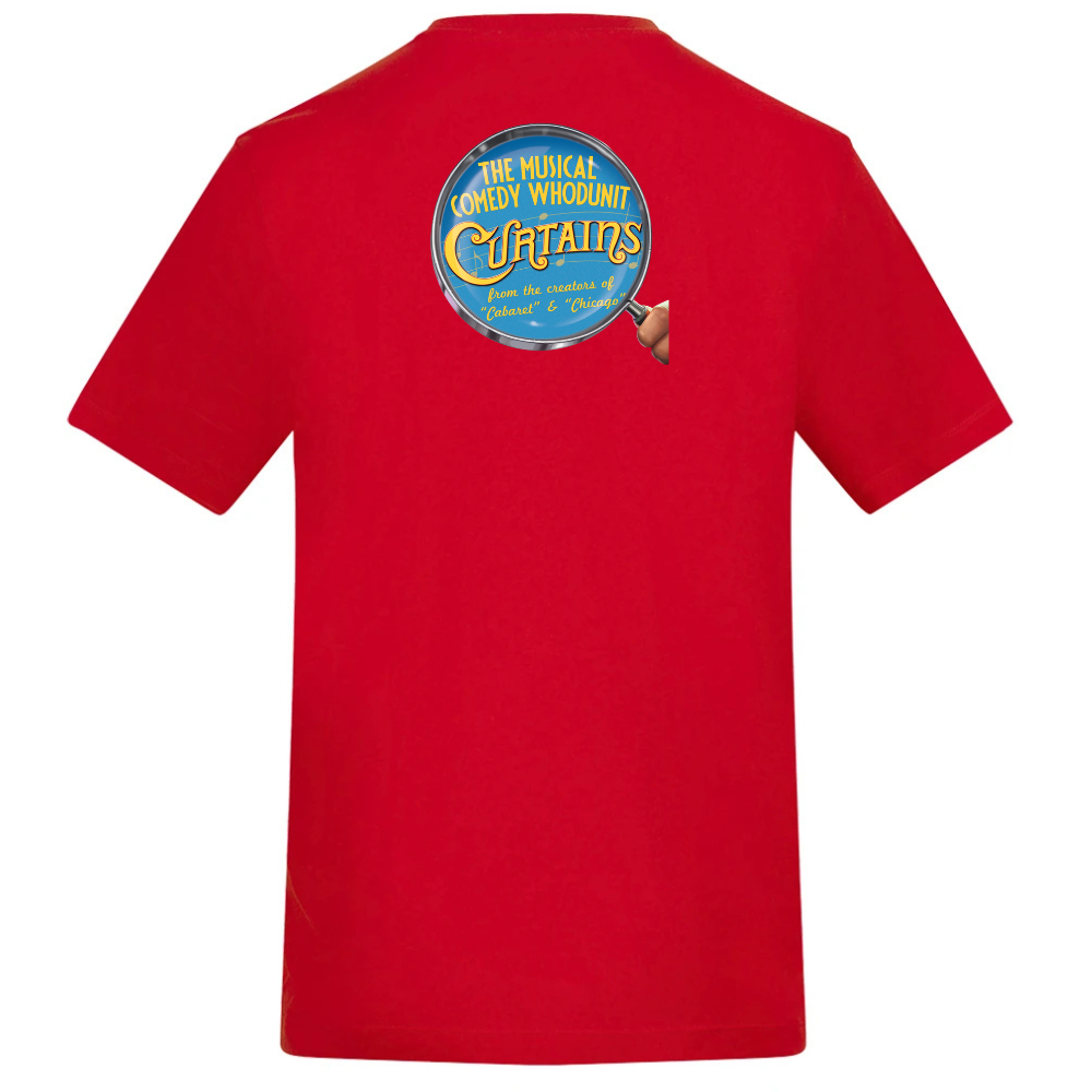 Curtains Glencullen Tshirt- Child and adult Fire red