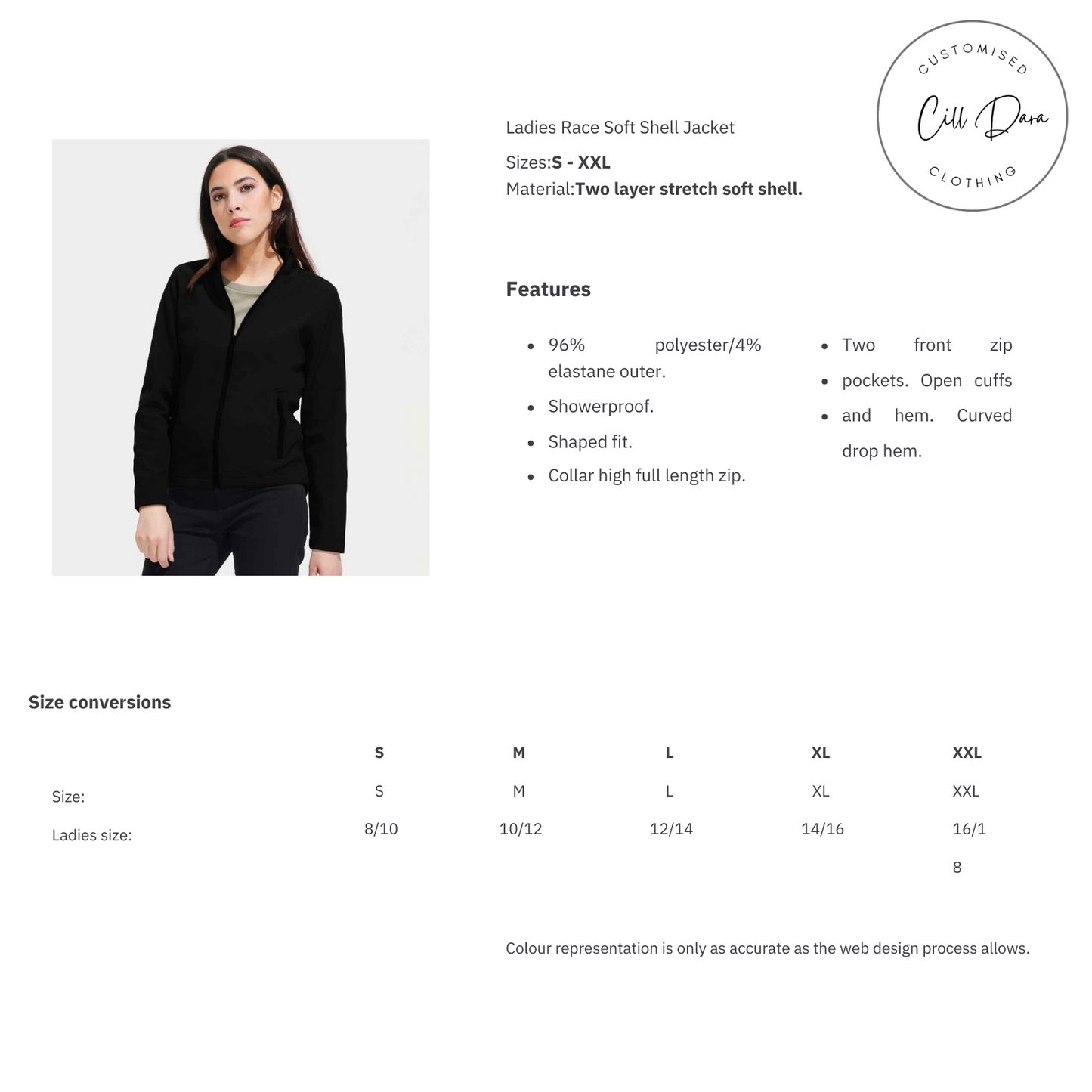 Ladies Soft Shell Jacket