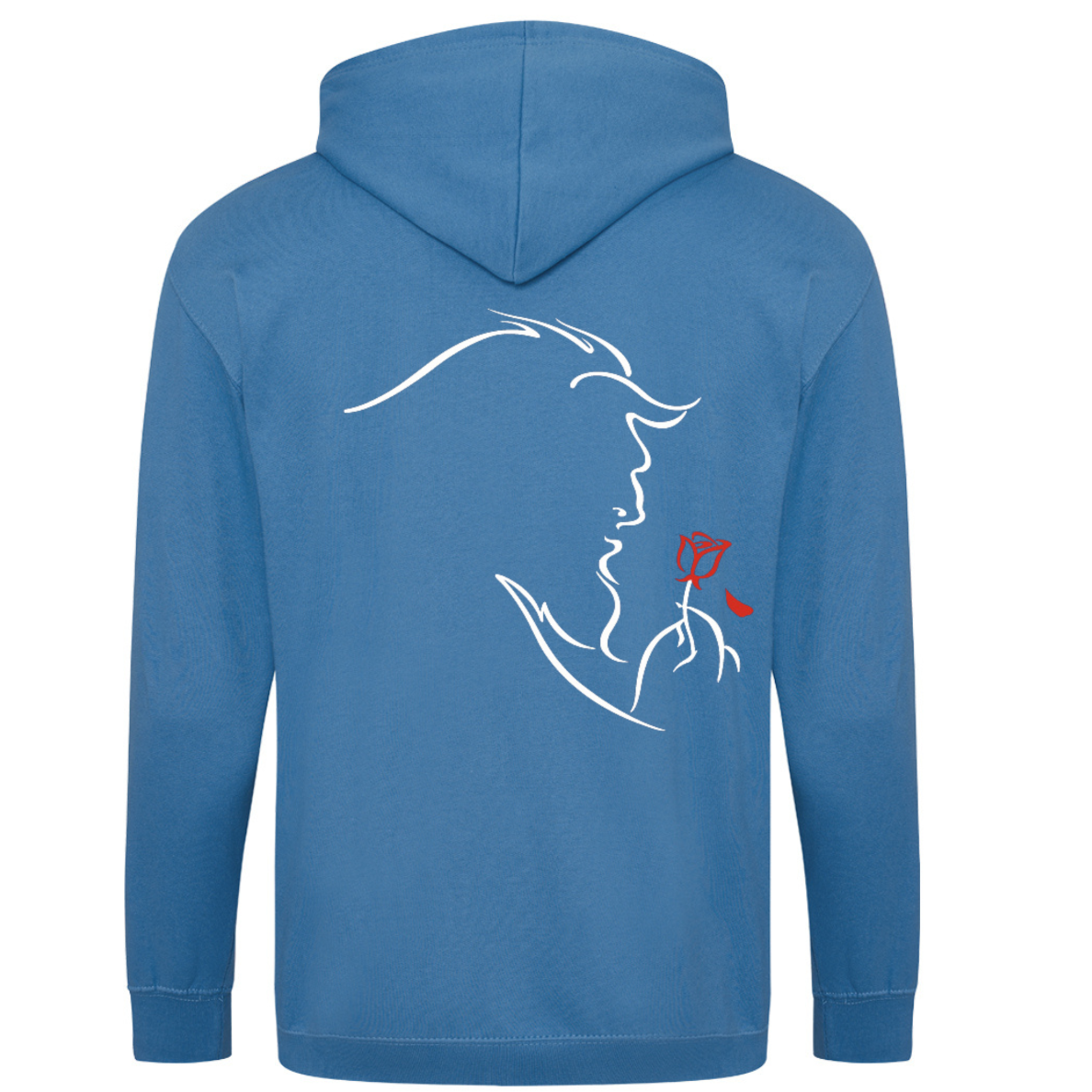 Beauty and the Beast Hoodie Sapphire Blue