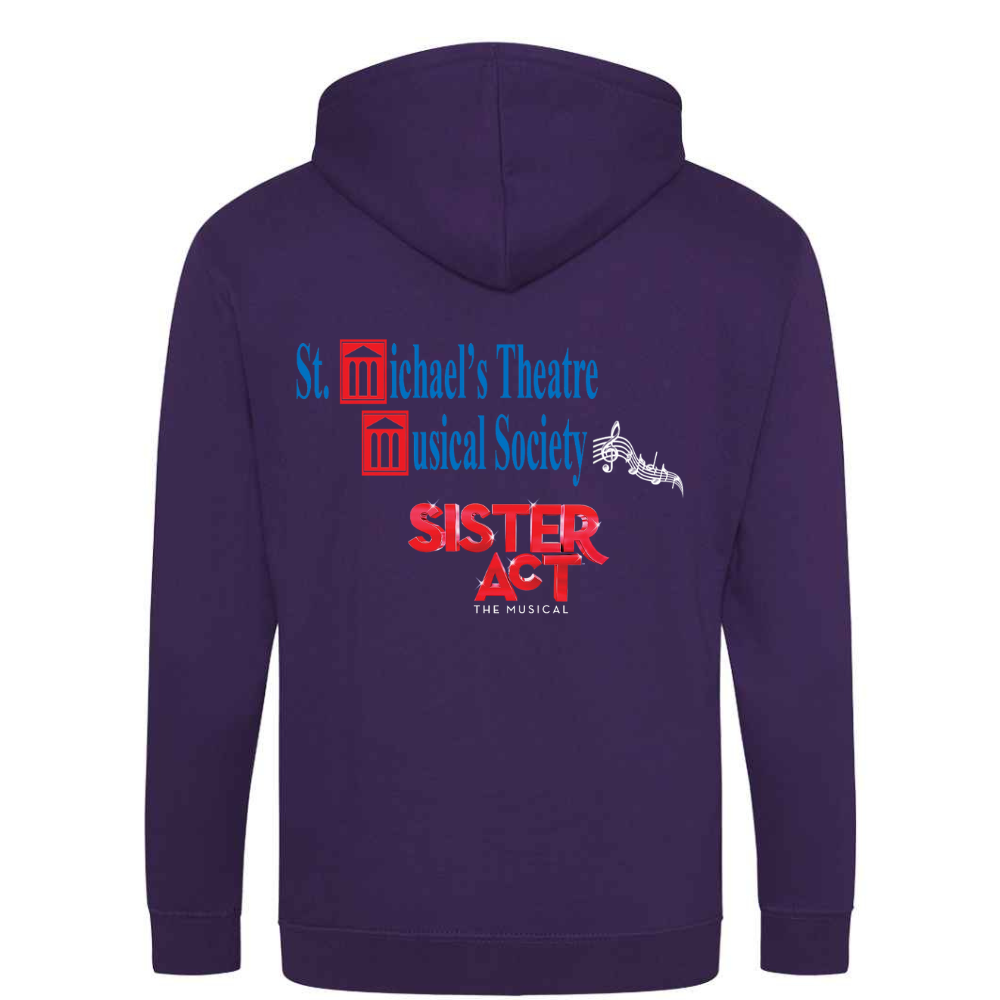 St Michael’s Theatre M.S New Ross Sister act Purple hoodie