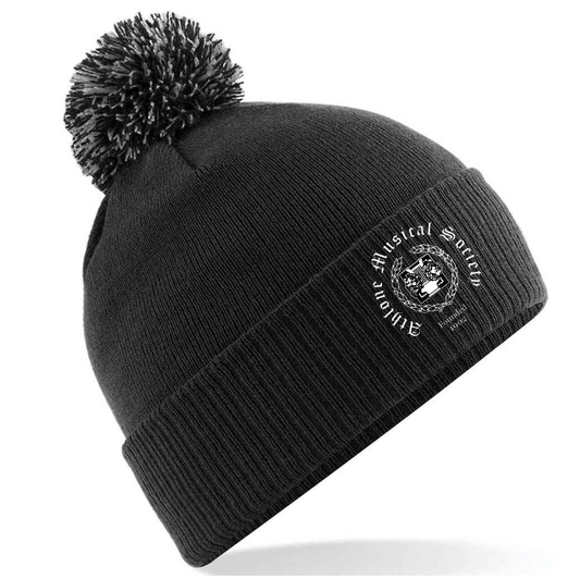 Beanie hats embroidered with AMS logo
