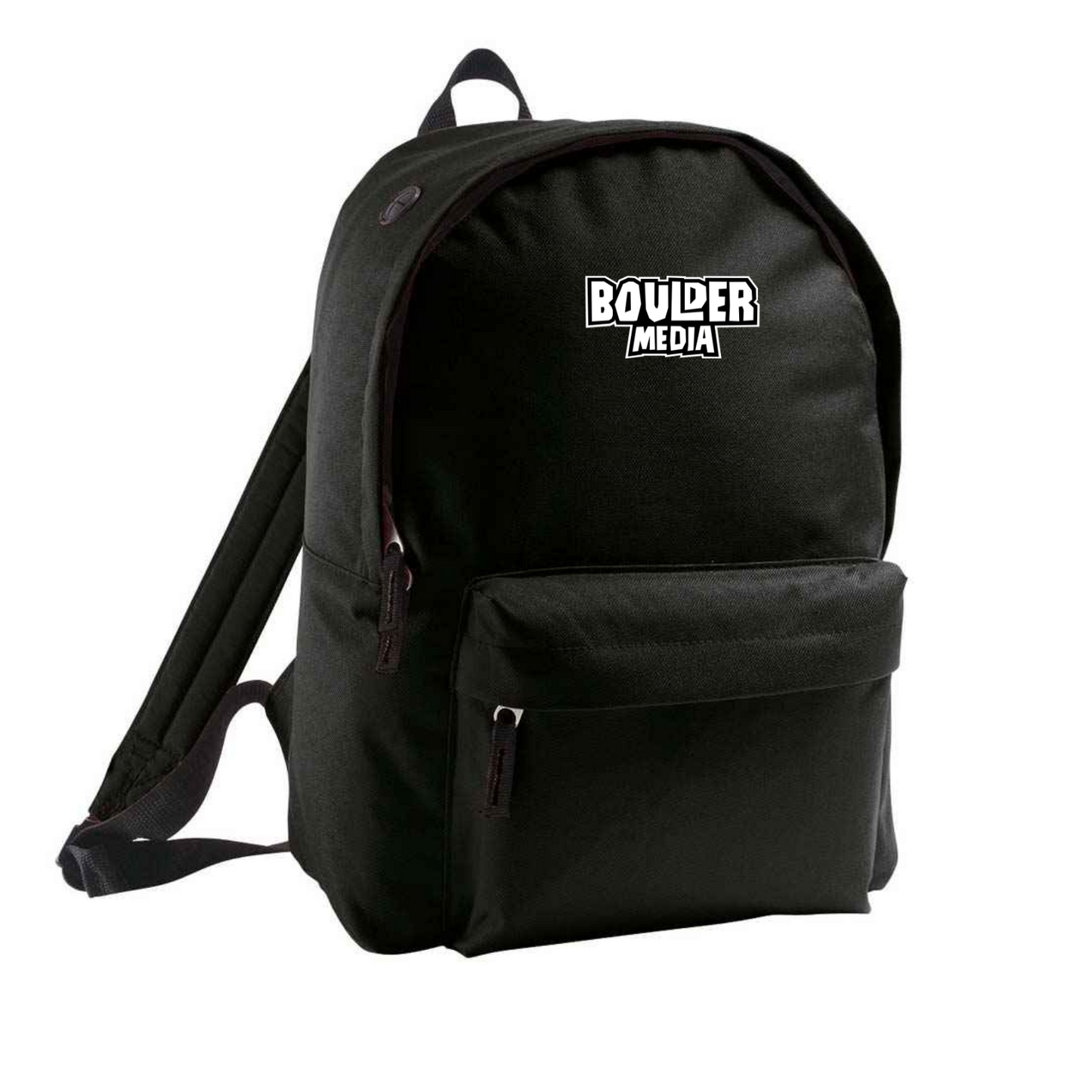 Boulder Media backpack embroidered