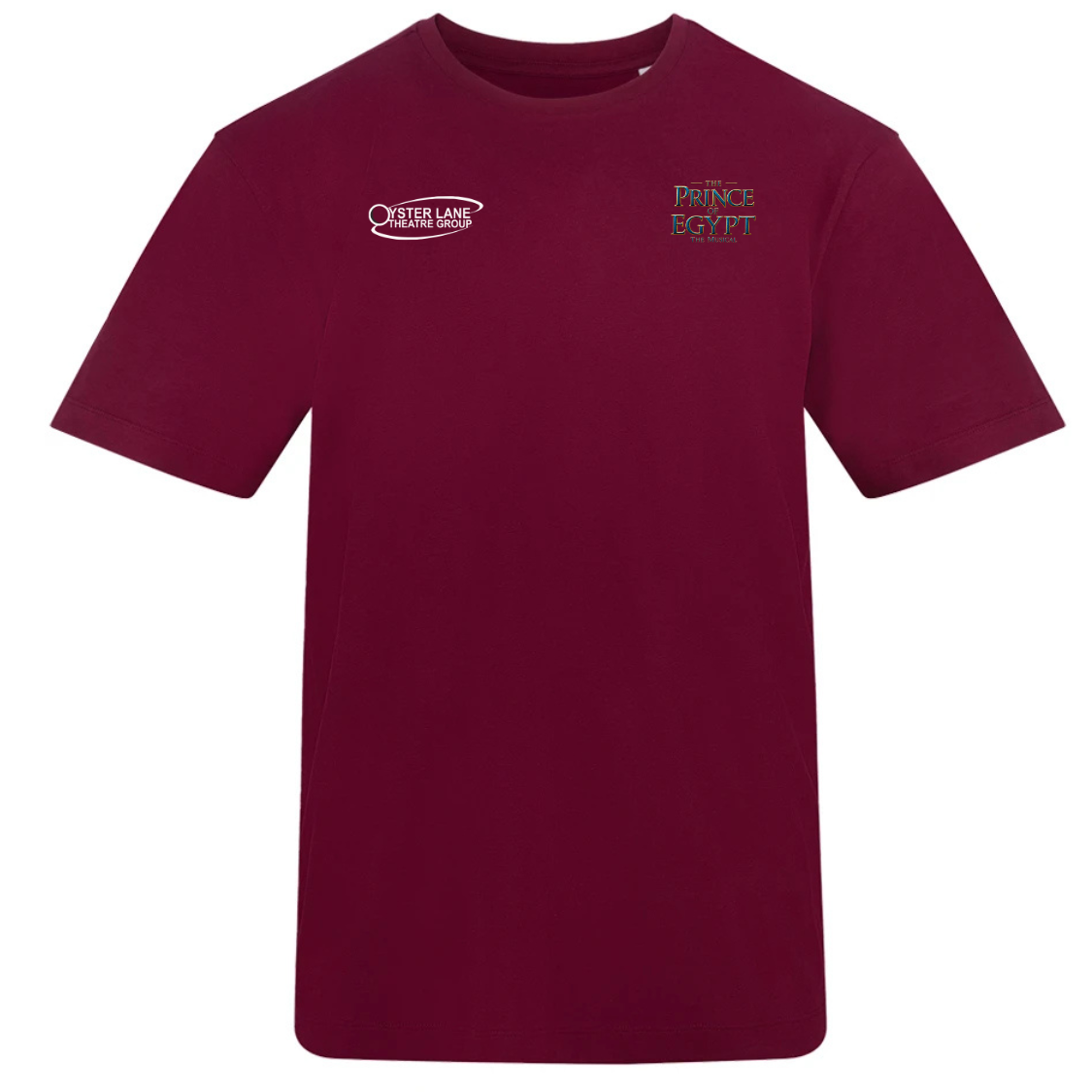Oyster Lane Theatre Group burgundy Tshirt