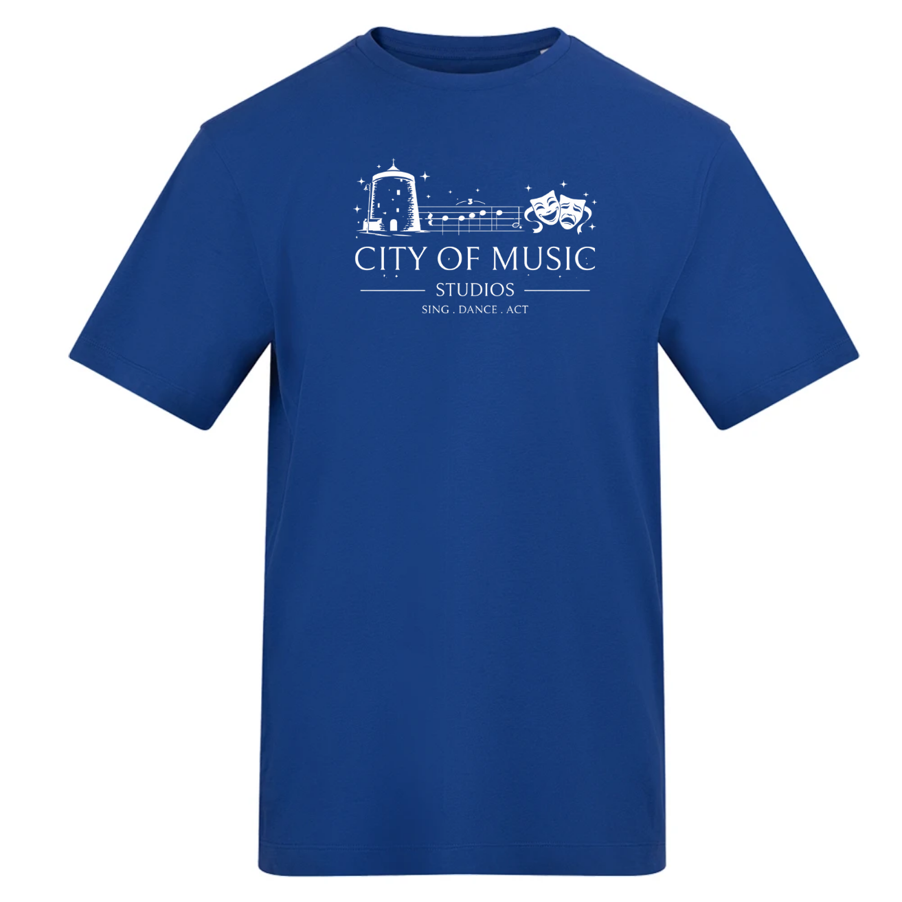 City of music studios Royal Blue Tshirt