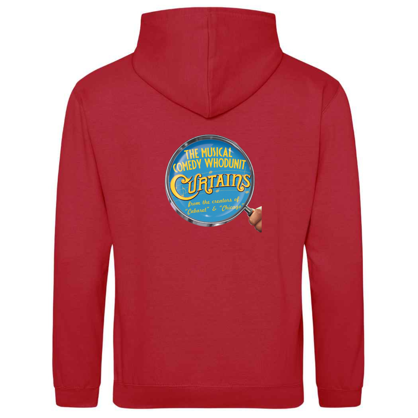 Curtains Fire red Glencullen Hoodie