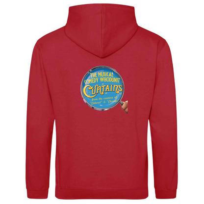 Curtains Fire red Glencullen Hoodie