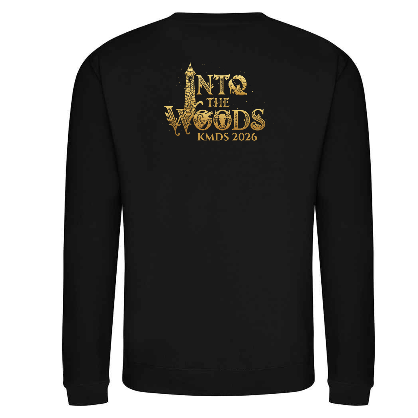Into The woods hoodie black Kilcock Sweatshirt