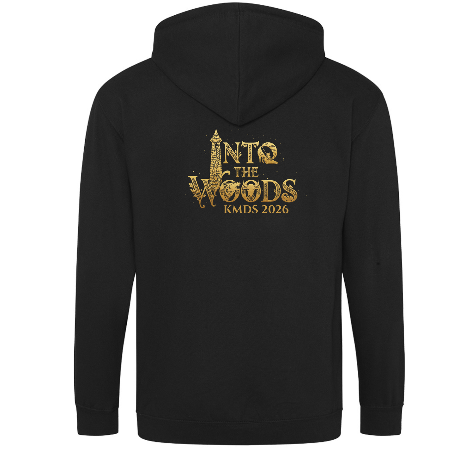 Into The woods hoodie black Kilcock