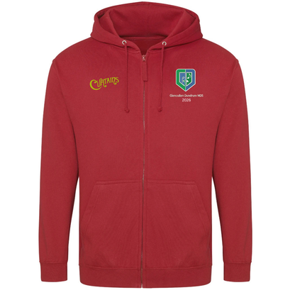 Curtains glencullen zoodie Fire red