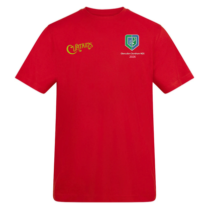 Curtains Glencullen Tshirt- Child and adult Fire red