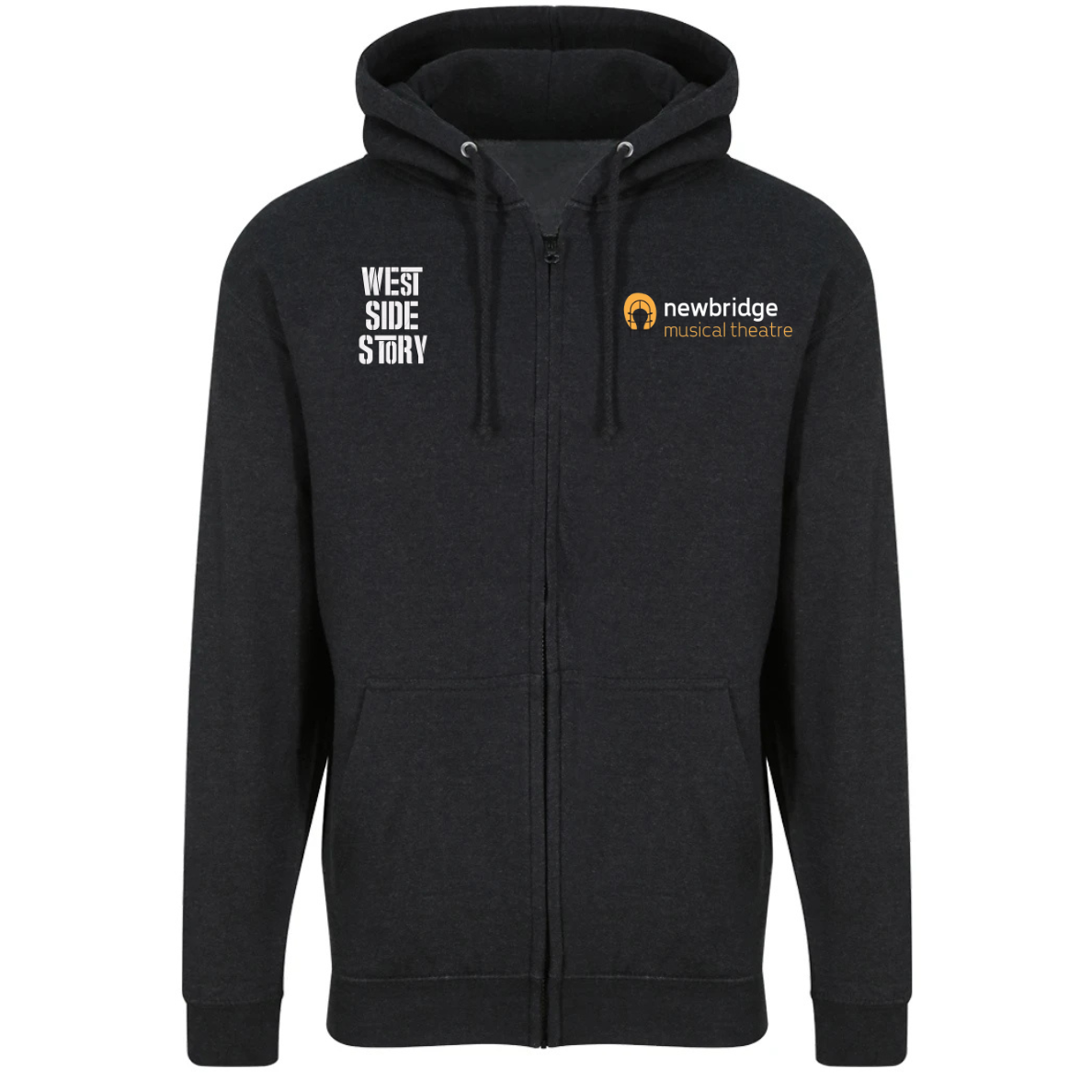 Newbridge Musical Theatre & west side story black smoke zoodie