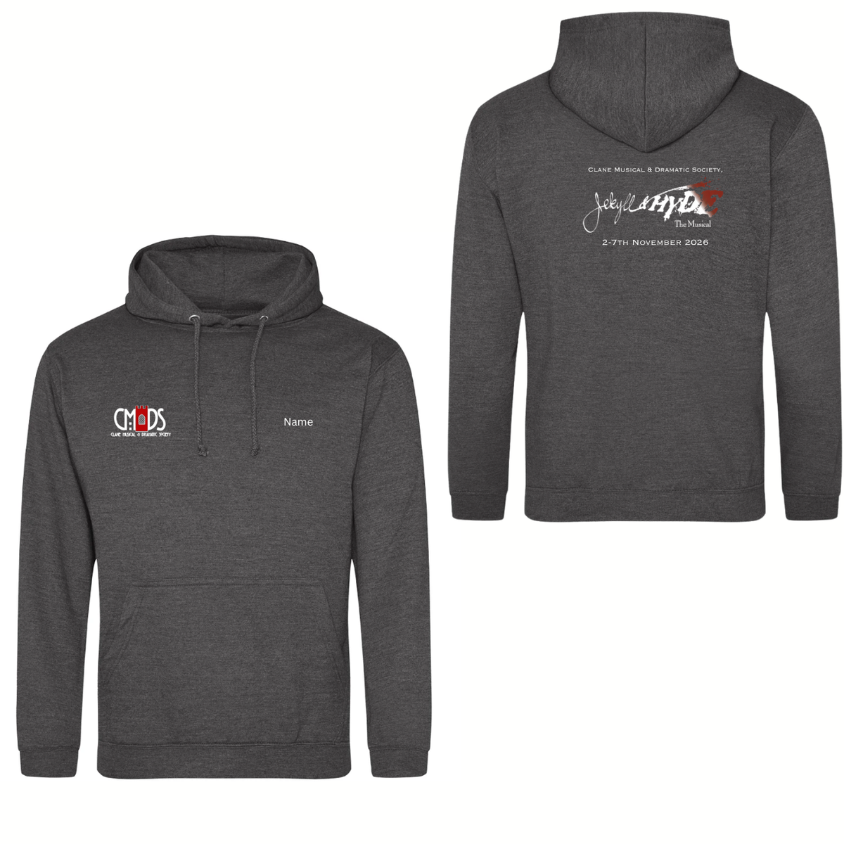 Clane Jekyll Hoodie Charcoal