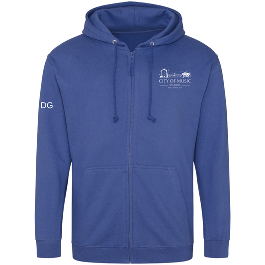 City of Music Studios Royal Blue zoodie
