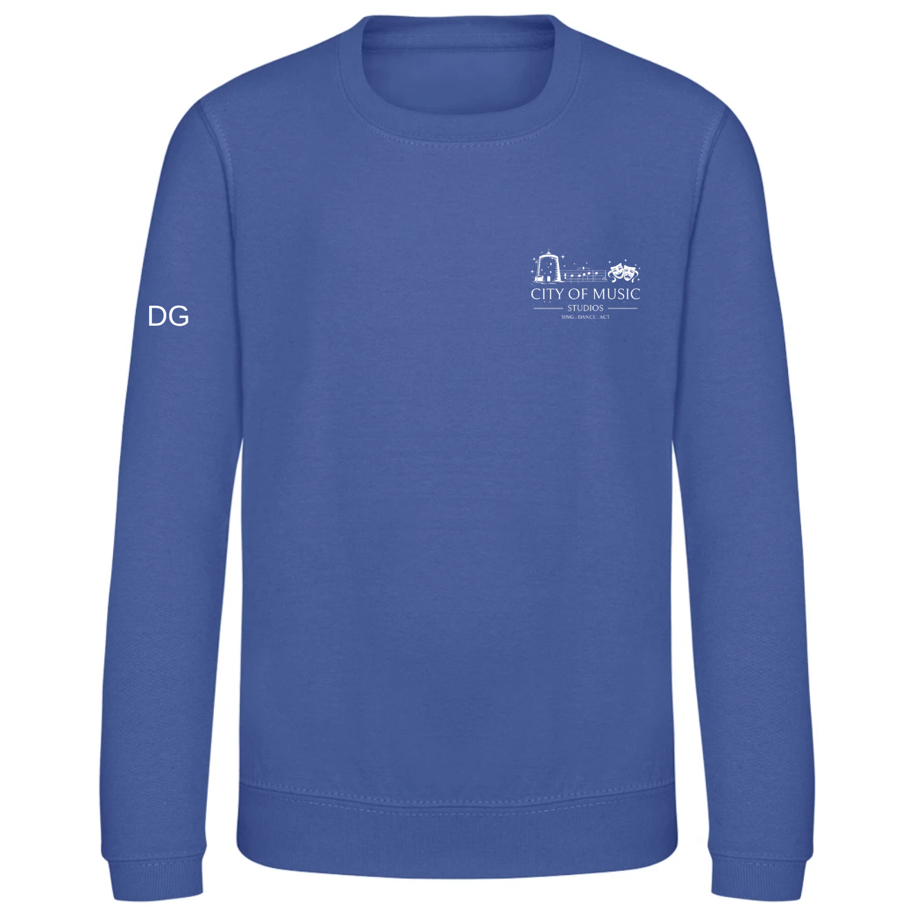 City of Music Studios Royal Blue sweatshirt