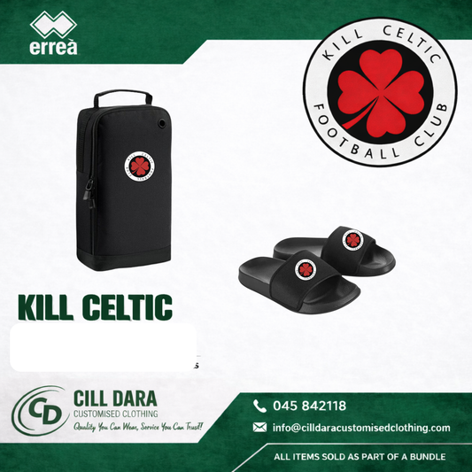 Kill Celtic FB Sliders/Bootbag pack