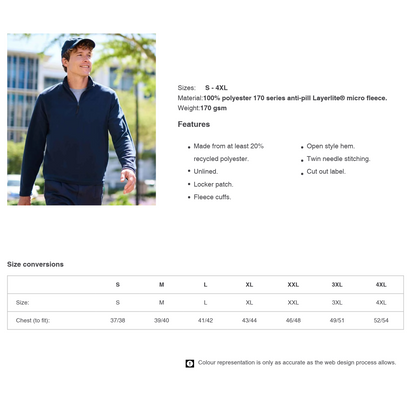 Meath Riding Club 1/4 Zip Fleece