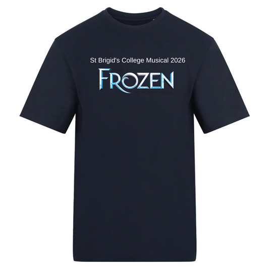 St Brigid.s college school musical 2026 T-shirt printed Navy