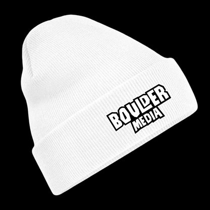 Boulder media embroidered Beanie