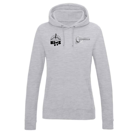 KIMS Cinderella Hoodie LADIES SLIM FIT heather grey