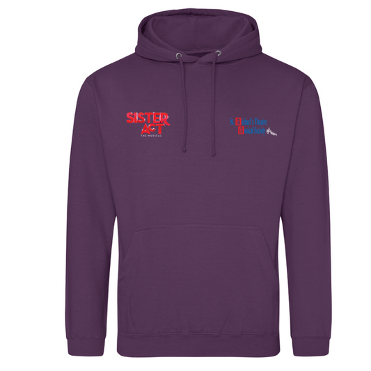 St Michael’s Theatre M.S New Ross Sister act Purple hoodie