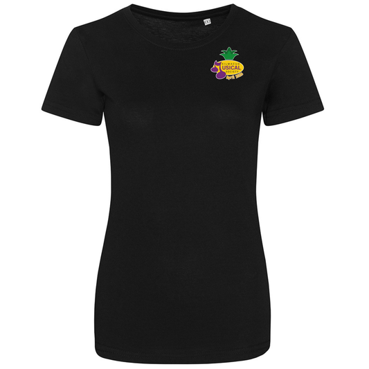 Ladies tight fitted printed T-shirt