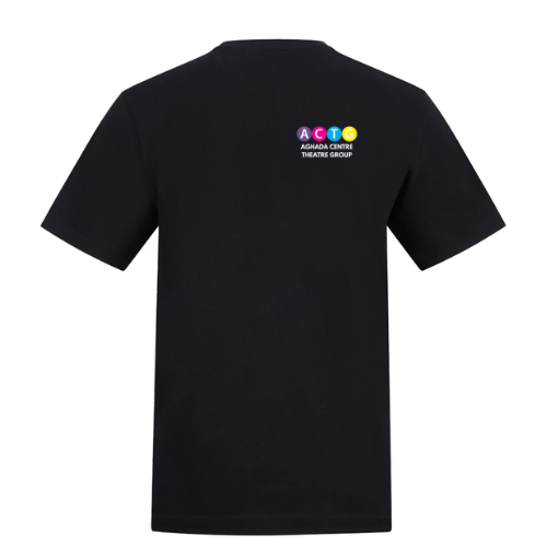 Aghada Centre Theatre Group (ACTG) T-shirt printed black