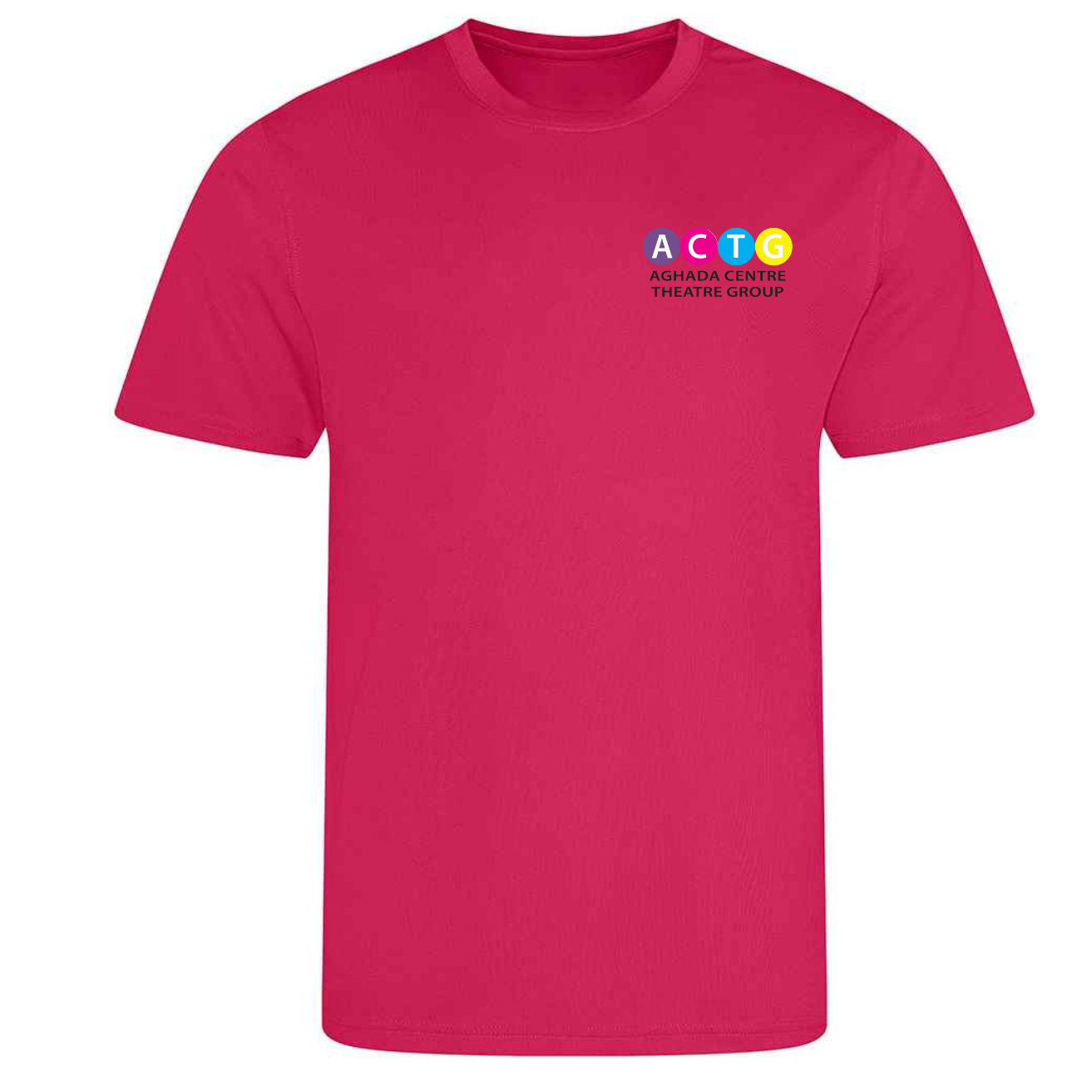 Aghada Centre Theatre Group (ACTG) T-shirt printed pink