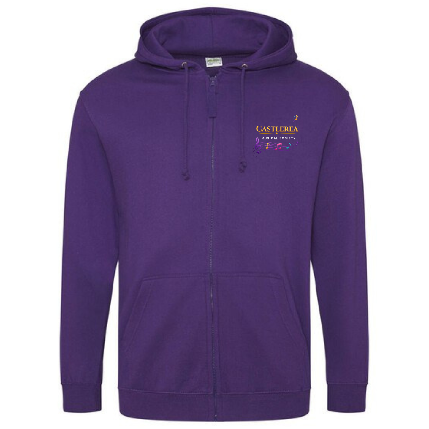 Castlerea Musical Society purple zoodie