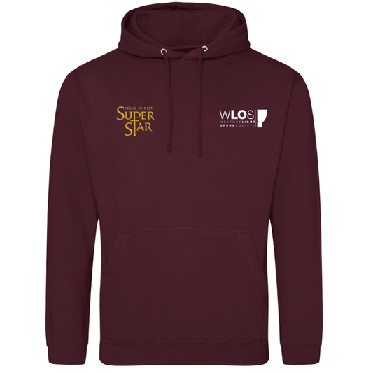 Jesus Christ superstar WLOS Hoodie BURGUNDY
